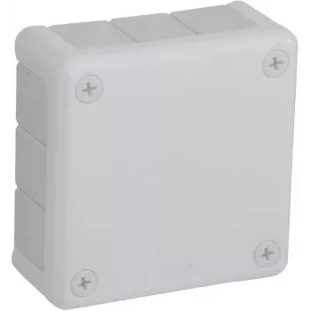VIPLAST VP-41 povrchová odbočná krabica, prázdna, 12 káblových vstupov, biela, IP55, 98x98x42 mm