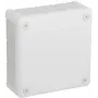 VIPLAST VP-51 Navrchová prázdna krabica, 12 káblových vstupov, biela, IP55, 118x118x46 mm