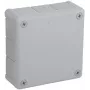 VIPLAST VP-51 nástenná rozvodná krabica, 12 vstupov, sivá, IP55, 118x118x46 mm