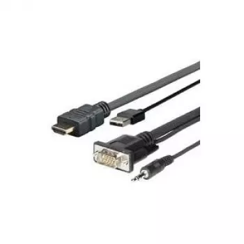VivoLink PRO HDMI+USB a Micro VGA nástenný prepínač (PROHDMIMVGA3)