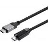 VIVOLINK Kábel USB-C so skrutkou na USB-C 8m, testovaný Enterprise (PROUSBCMMS8)