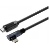 Vivolink USB-C na USB-C kábel, zahnutý, pre profesionálne použitie (PROUSBCMMS8A)
