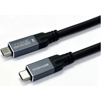 Vivolink USB4 USB-C na USB-C kábel 1m 40Gbps 100W 8K Enterprise-testovaný (PROUSB4MM1)