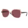 VOGUE VO5488S30625Q dámske Butterfly slnečné okuliare - transparentný ružový rám, tmavofialové gradientné sklá, 56 mm