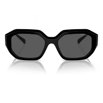 VOGUE VO5554S-W4487 dámske cat eye slnečné okuliare čierna/sivá 54 mm