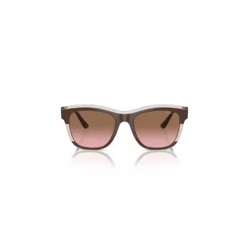 VOGUE VO5557S313614 dámske slnečné okuliare - priehľadný sivý rám, tmavosivé sklá, 54 mm