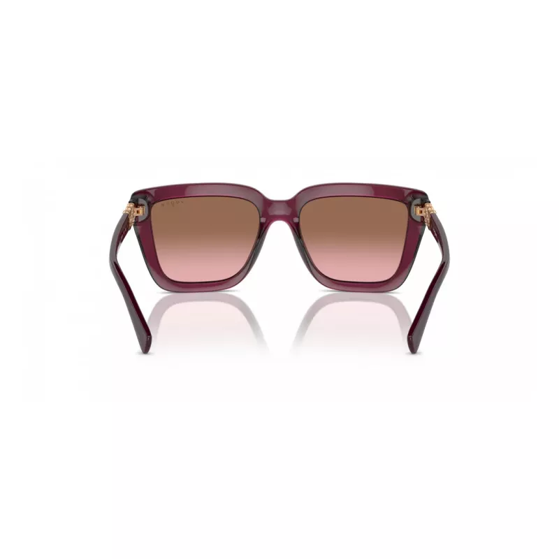 VOGUE VO5575SB29891 dámske obdĺžnikové slnečné okuliare Havana hnedý gradient 55 mm
