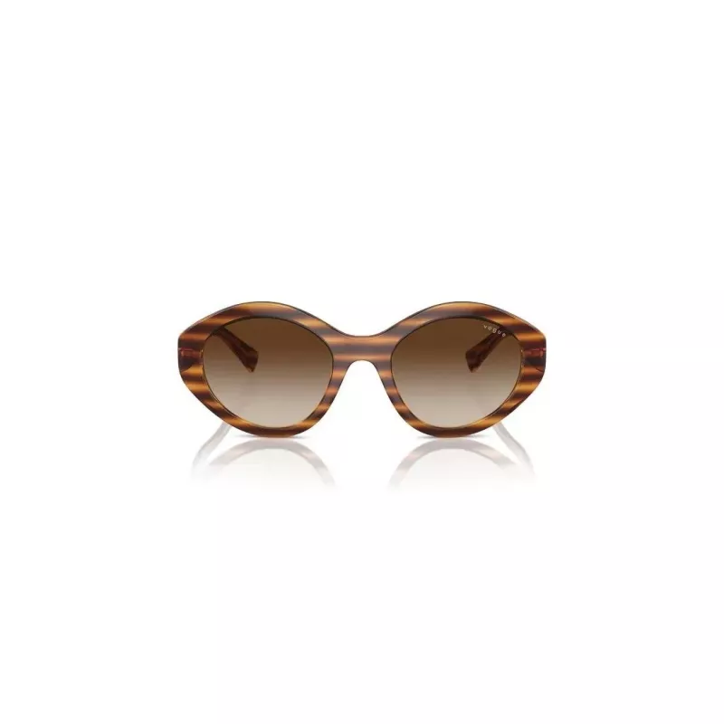 VOGUE VO5576SB15081 dámske slnečné okuliare cat-eye Havana hnedé gradient