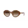 VOGUE VO5576SB15081 dámske slnečné okuliare cat-eye Havana hnedé gradient