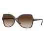 Vogue dámske slnečné okuliare Cat-Eye VO5488S238613 Dark Havana hnedý gradient 56 mm