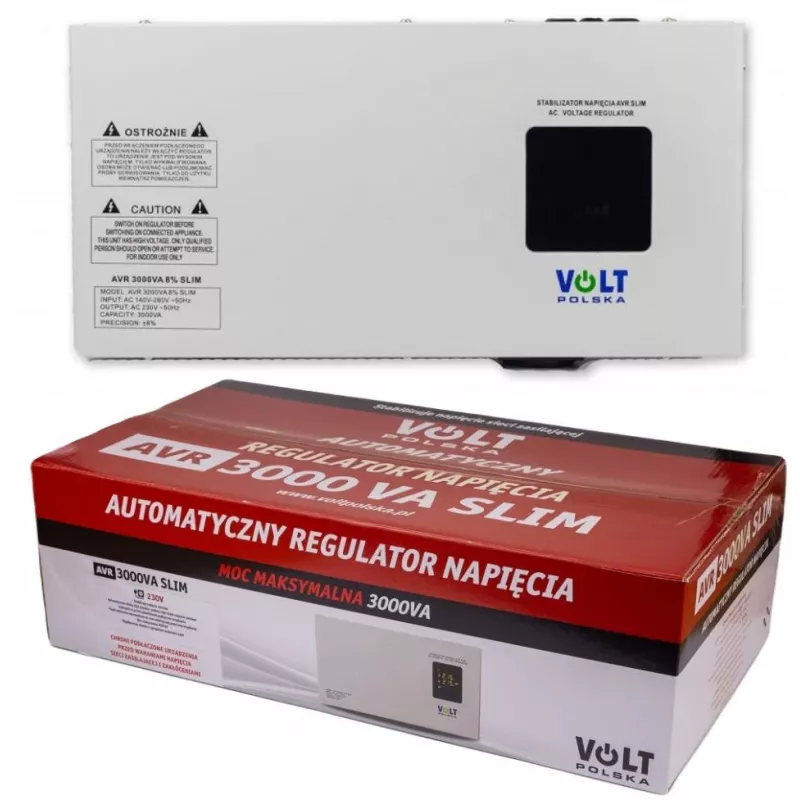 Volt Polska AVR 3000VA Slim 8% Stabilizátor napätia