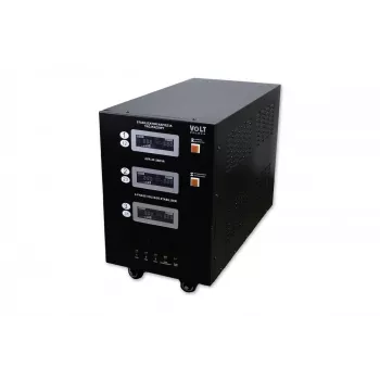 VOLT POLSKA AVR PRO 25000VA trojfázový stabilizátor napätia automatický 3% presnosť servomotor