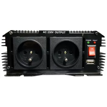 VOLT POLSKA IPS 1700/3400 čistý sínusový menič napätia 12V DC na 230V AC 1700W trvalý / 3400W špičkový