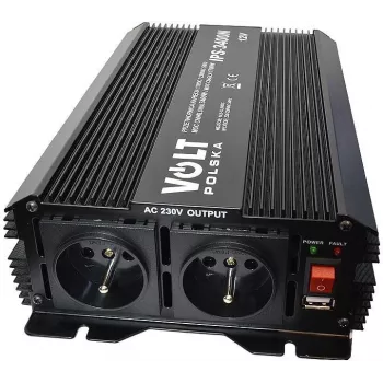 VOLT POLSKA IPS 1700/3400 čistý sínusový menič napätia 12V DC na 230V AC 1700W trvalý / 3400W špičkový