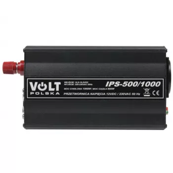 VOLT POLSKA IPS-500/1000 invertor 12V/230V 500/1000W modifikovaná sínusovka