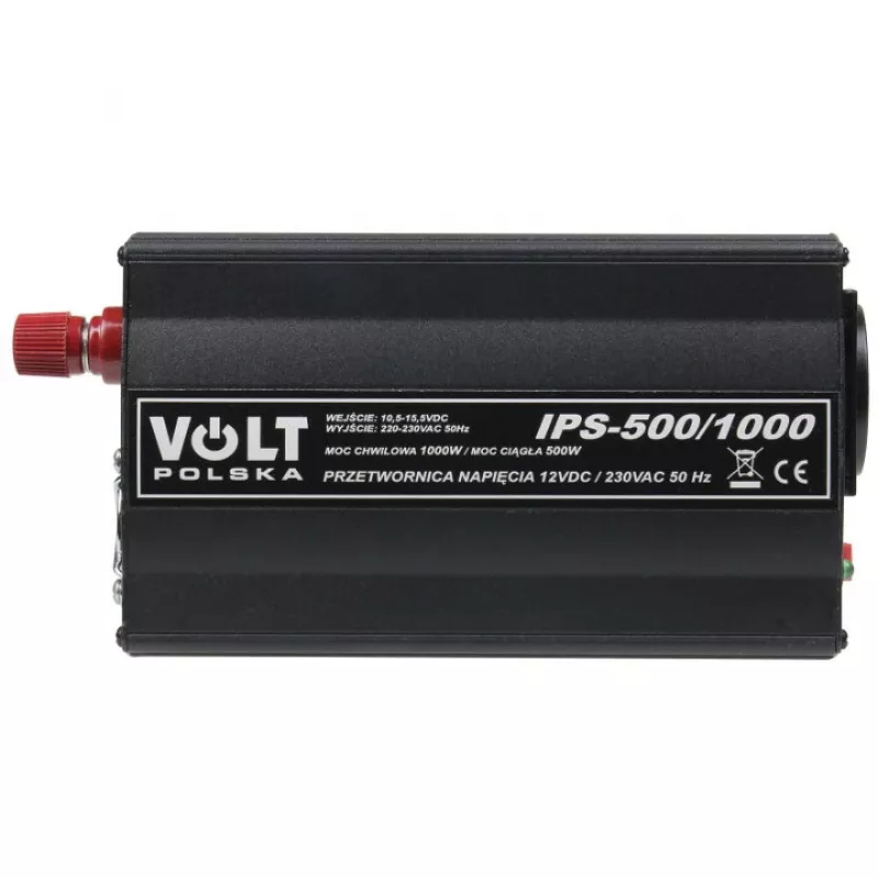VOLT POLSKA IPS-500/1000 invertor 12V/230V 500/1000W modifikovaná sínusovka