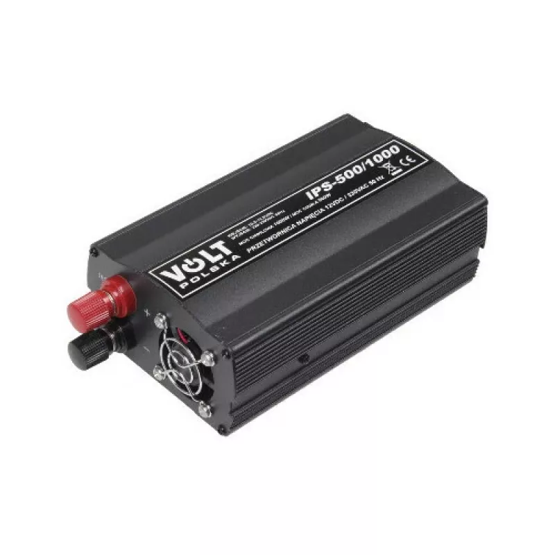 VOLT POLSKA IPS-500/1000 invertor 12V/230V 500/1000W modifikovaná sínusovka