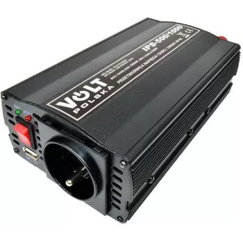 VOLT POLSKA IPS-500/1000 invertor 12V/230V 500/1000W modifikovaná sínusovka
