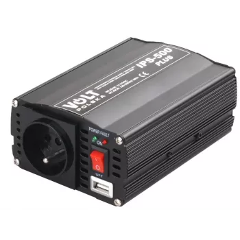 VOLT POLSKA IPS-500 PLUS 24V / 230V 350/500 W napäťový invertor