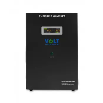 VOLT POLSKA SINUS UPS 800 + 55Ah Neprerušovaný zdroj napájania (500/800W)