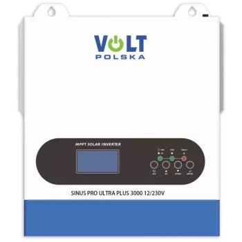 Volt Polska SinusPro ULTRA PLUS 3000 12/230V (1500/3000W) + 100A MPPT hybridný menič s čistým sínusom