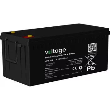 Voltage AGM batéria 12V 200Ah VE12-200 (životnosť 6-9 rokov)