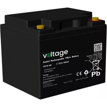 Voltage AGM batéria 12V 40Ah VE12-40 (životnosť 6-9 rokov)