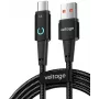 VOLTAGE VEKA66AC100BK PowerAngle 66W PD USB-A na USB-C kábel 1m čierny