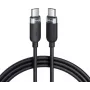 VOLTAGE VEKS100CC100BK USB-C na USB-C silikónový 100W PD kábel 1m čierny