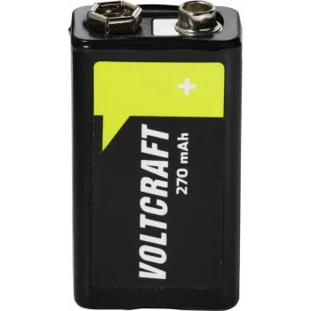 VOLTCRAFT 9 V bloková batéria NiMH 270 mAh 8,4 V Ready to Use 1 ks (VC-17665965)