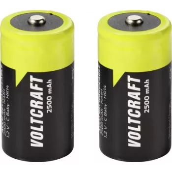 VOLTCRAFT Baby (C) batéria NiMH 2500 mAh 1,2 V Ready to Use, balenie 2 ks VC-17275475