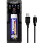 VOLTCRAFT CC1A univerzálna nabíjačka okrúhlych článkov pre NiMH, Li-Ion, LiFePO4, NiCd - 1 nabíjacie miesto, USB napájanie, podporuje AA, AAA, C, 10440, 14500, 16340