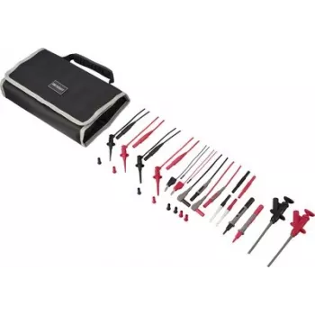 VOLTCRAFT MLSet-120 sada meracích vodičov, 6-dielna, 4 mm banánové konektory, hroty, 0,64 mm kolíkové kontakty, 1,2 m, červená/čierna VC-18652750