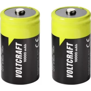 VOLTCRAFT Mono (D) NiMH batéria 10000 mAh 1,2 V Ready to Use, balenie 2 ks VC-17275505