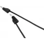VOLTCRAFT MSB-100 čierny 1m merací vodič 4mm banánový konektor samec na 4mm banánový konektor samec CAT III 1000V CAT IV 600V 19A VC-15443090