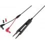 VOLTCRAFT MSL-503-2 sada meracích vodičov, 4 mm bezpečnostný konektor na 4 mm bezpečnostný konektor, 39 cm, 10 A, 1000 V, CAT III/IV, čierna/červená, 2 vodiče VC-18654460