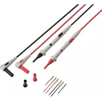 VOLTCRAFT MSL-530 sada meracích vodičov 4 mm banánový konektor na merací hrot 1 m čierna/červená 1 pár VC-17766110