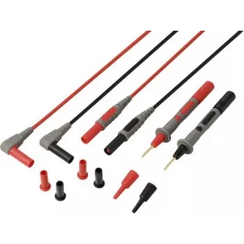 VOLTCRAFT MSL-820 Premium PVC meracie vodiče, zlaté kontakty, 1,2 m, 1 pár (červená/čierna) VC-17312685