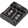 VOLTCRAFT P4-9 nabíjačka gombíkových batérií pre NiMH/NiCd AA, AAA, 9V blok VC-14936385