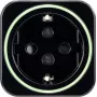 VOLTCRAFT SEM6500 BLACK Merač spotreby energie s bezdrôtovou smart zásuvkou, dátový logger, USB export, prognóza nákladov, TRMS, nastaviteľná tarifa VC-15450900