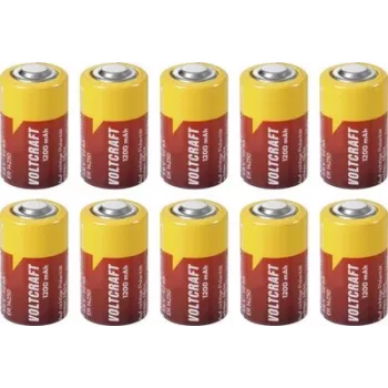 VOLTCRAFT Špeciálna batéria 1/2AA Button-Top Li-SOCl2 3,6 V 1200 mAh 10 ks (VC-17256075)