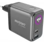 VOLTCRAFT UC-100W01 GaN USB nástenná nabíjačka 100W USB-C PD + USB-A čierna VC-17776055