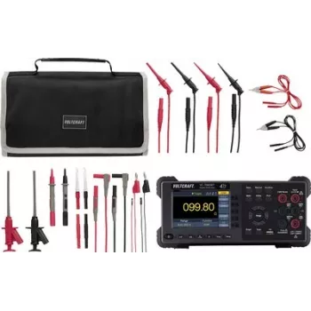 VOLTCRAFT VC-11015335+VC-18652750+VC-11732520 True RMS digitálny multimeter s dátovým loggerom, OLED, CAT III 1000V/CAT IV 600V