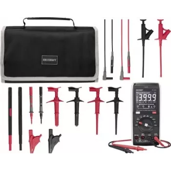 VOLTCRAFT VC-252 digitálny multimeter s MLSet-100 meracími vodičmi a prenosnou taškou (VC-12884305+VC-18652745)