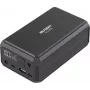 VOLTCRAFT VC-2700 powerbank 27000 mAh USB PD 3.0, USB PD 2.0, PPS, rýchle nabíjanie Li-Ion čierna, súčasné nabíjanie a vybíjanie, stavový indikátor (VC-18192885)