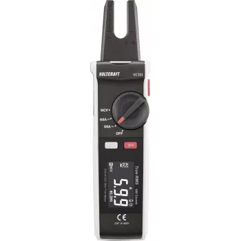 Voltcraft VC-351 Digitálne kliešťové meranie prúdu CAT III 600 V AC/DC 60 A True RMS 6000 Counts