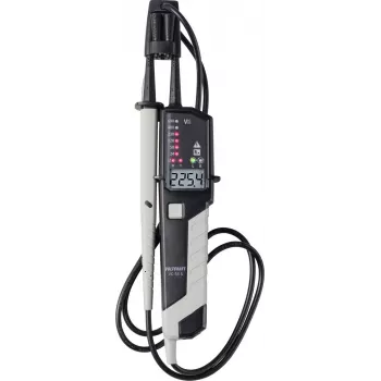 VOLTCRAFT VC-55 S dvojpólový skúšač napätia CAT III 1000 V, CAT IV 600 V tichý (bez zvuku) LCD, LED VC-17790165