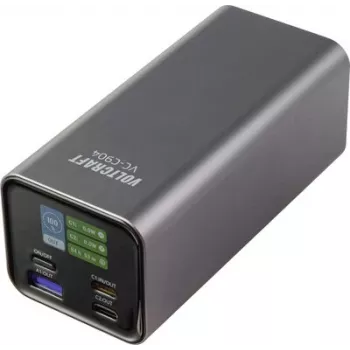 VOLTCRAFT VC-C904 power banka 20000 mAh USB PD 100 W matnosivá LCD displej