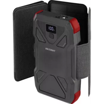 VOLTCRAFT VC-SPB-20.000 solárna powerbanka 20000 mAh s 1,5 W solárnym panelom, 3 A výstup, IP65, čierna VC-14456835