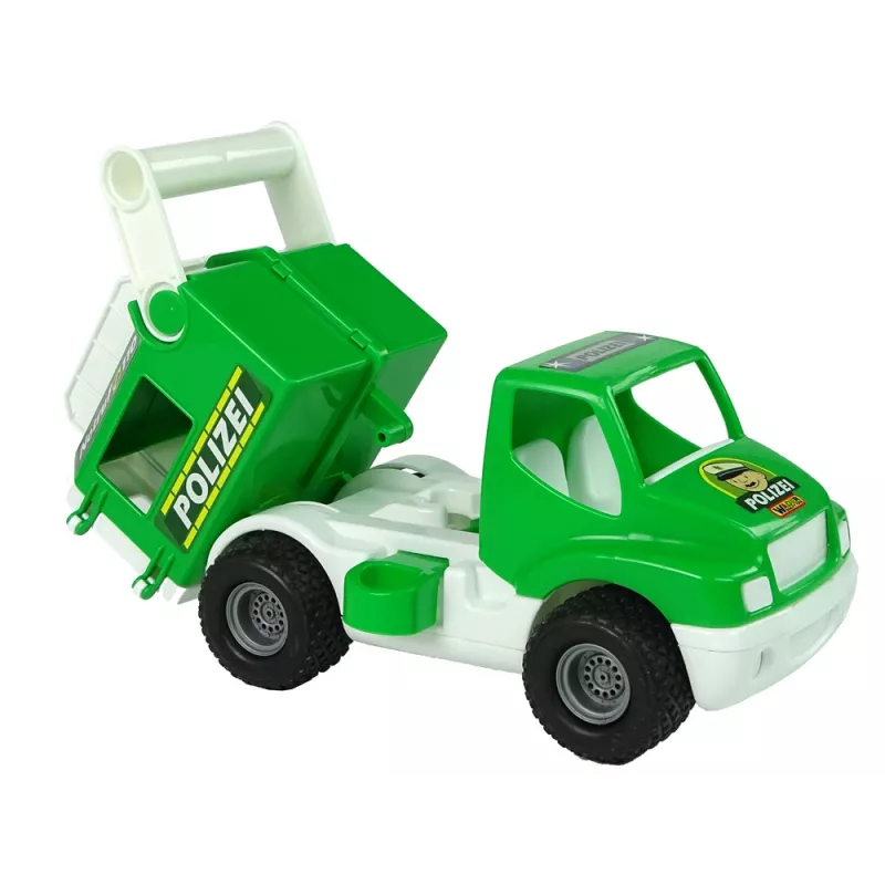 WADER POLESIE policajné auto ConsTruck zelené 41906